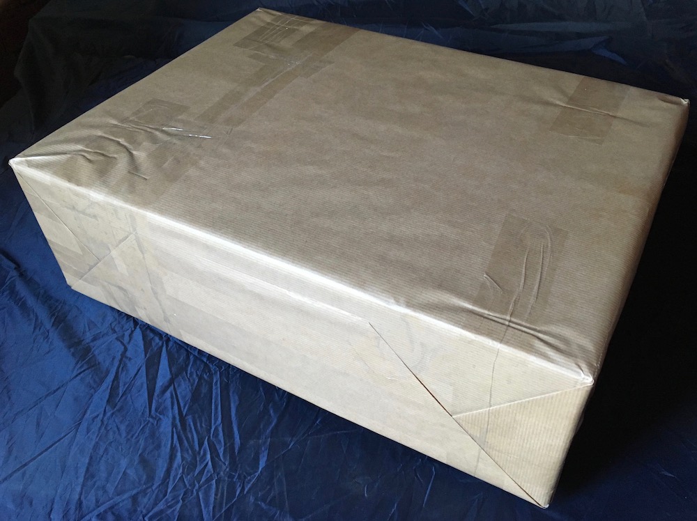 Image of a typical package that is shipped with insurance