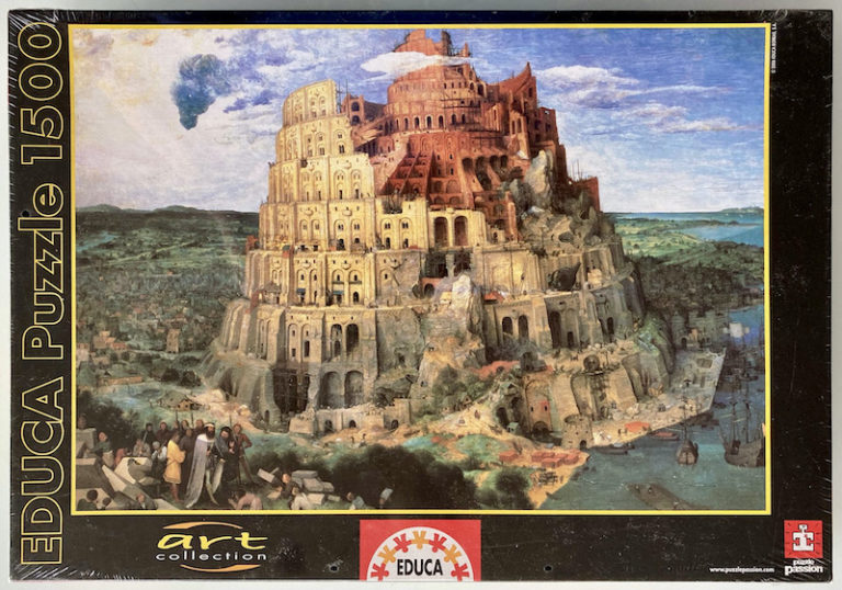 1500 Educa The Tower Of Babel Pieter Bruegel The Elder Rare Puzzles