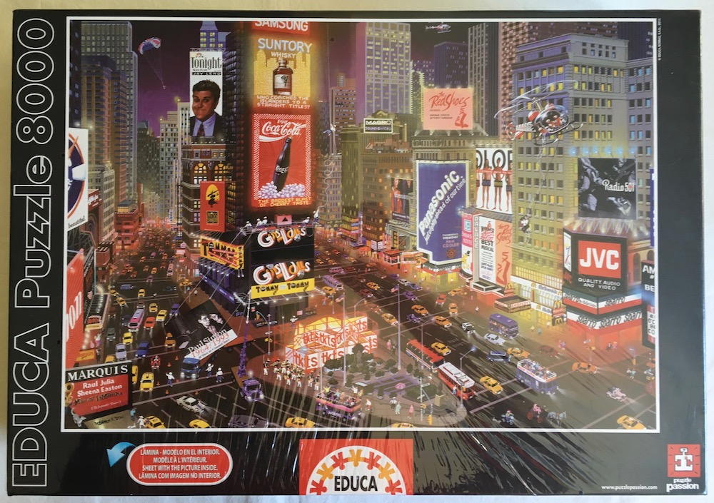 Educa (16325) - Times Square, New York - 8000 pieces puzzle