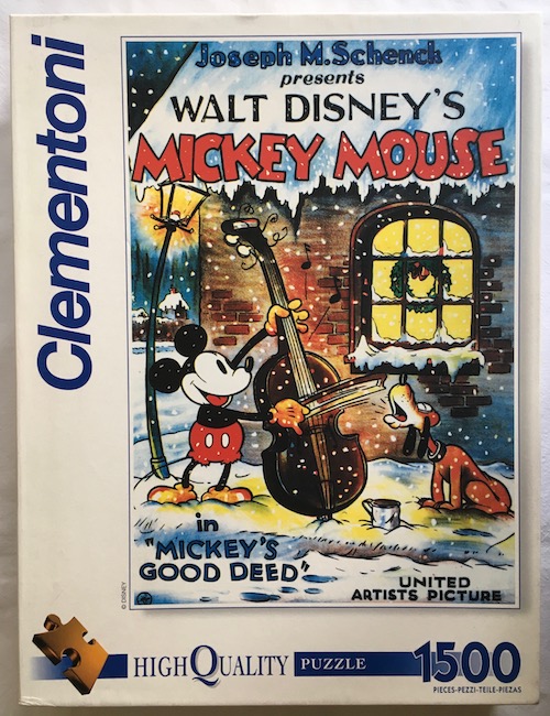voor bedrag schapen 1500, Clementoni, Mickey's Good Deed, Walt Disney - Rare Puzzles