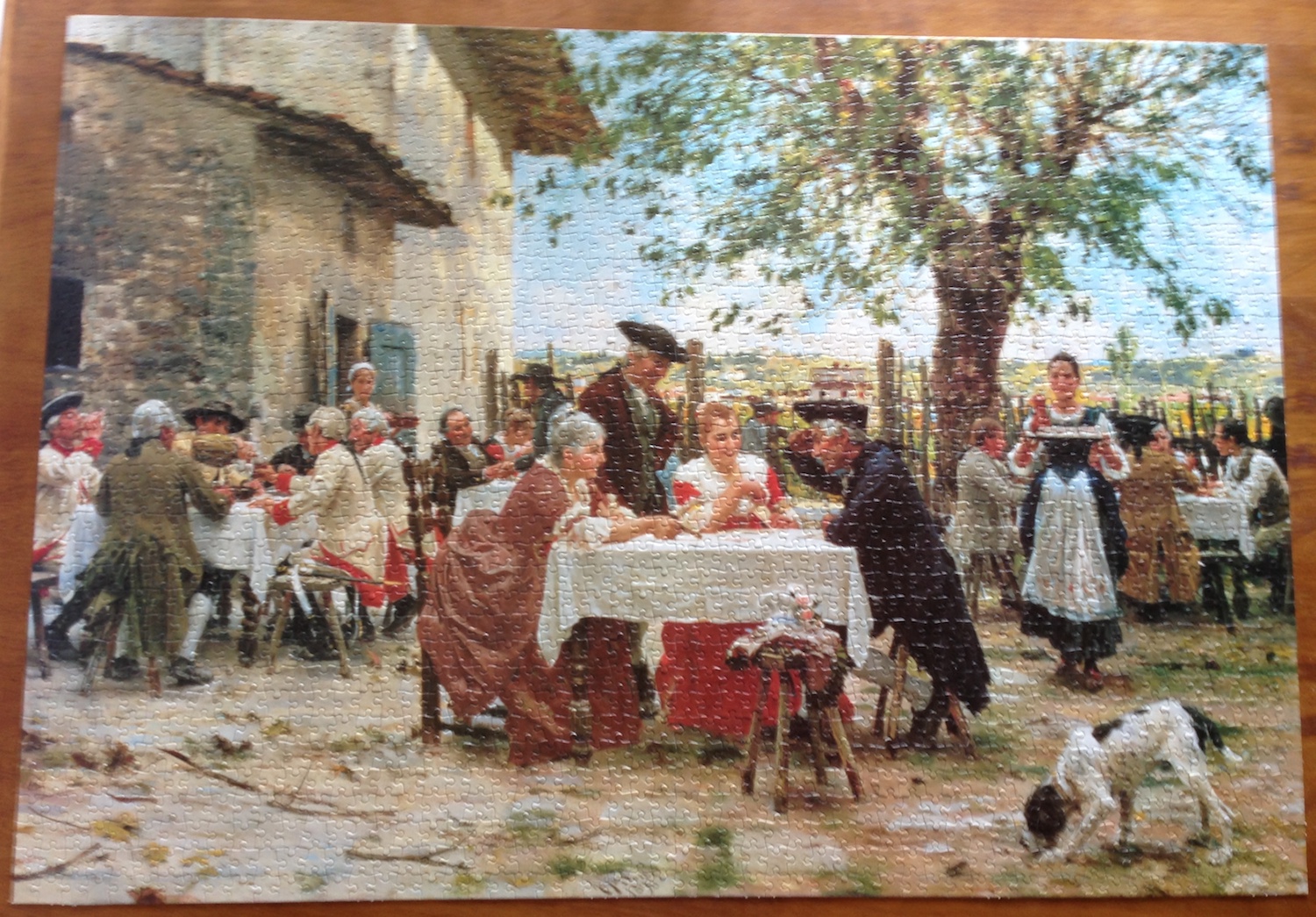 Image of the Assembled Puzzle 2000, Fame, The Game of Cards, by Raffaello Sorbi