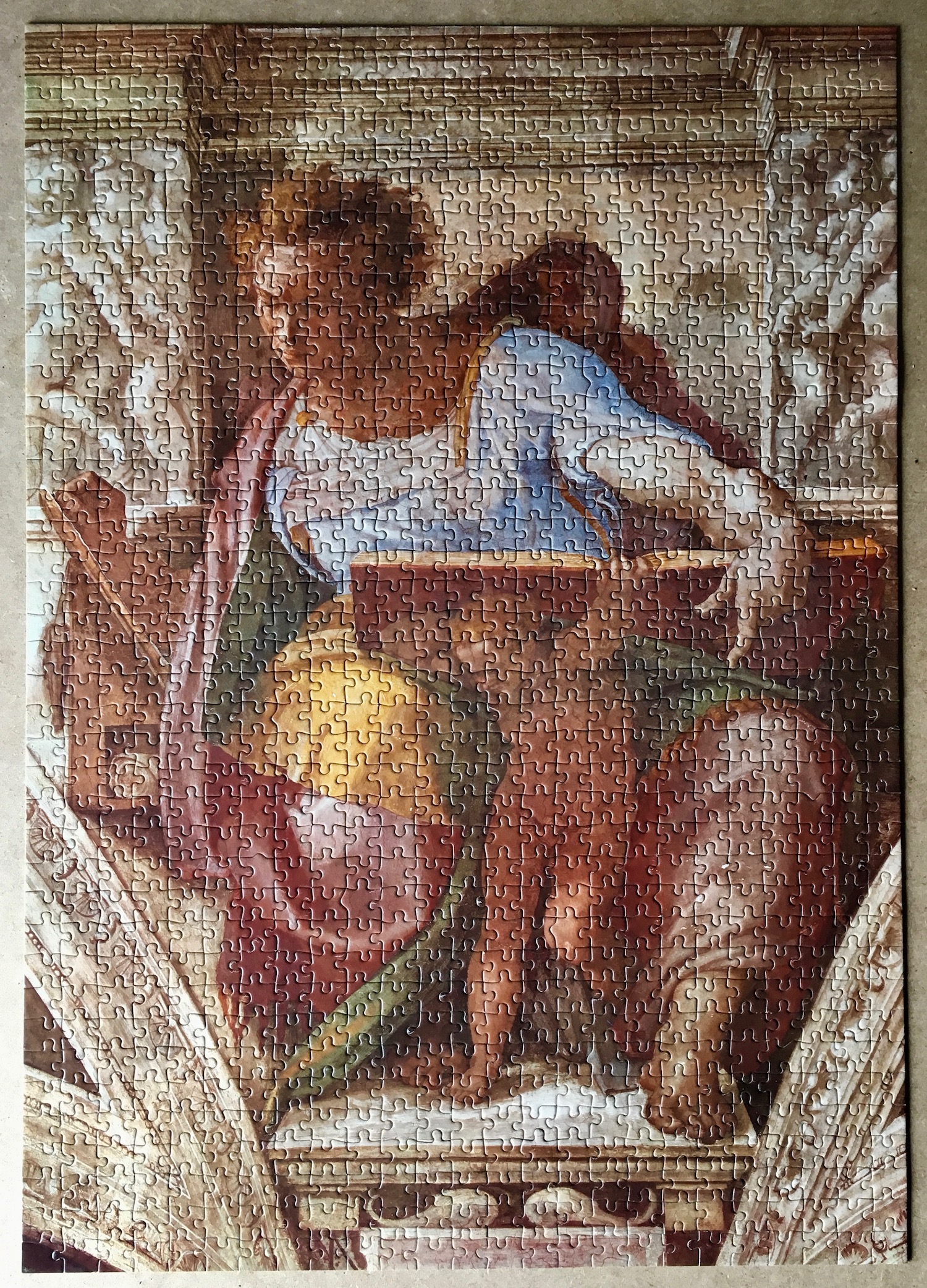 Image of the Assembled Puzzle 1000, Educa, The Prophet Daniel