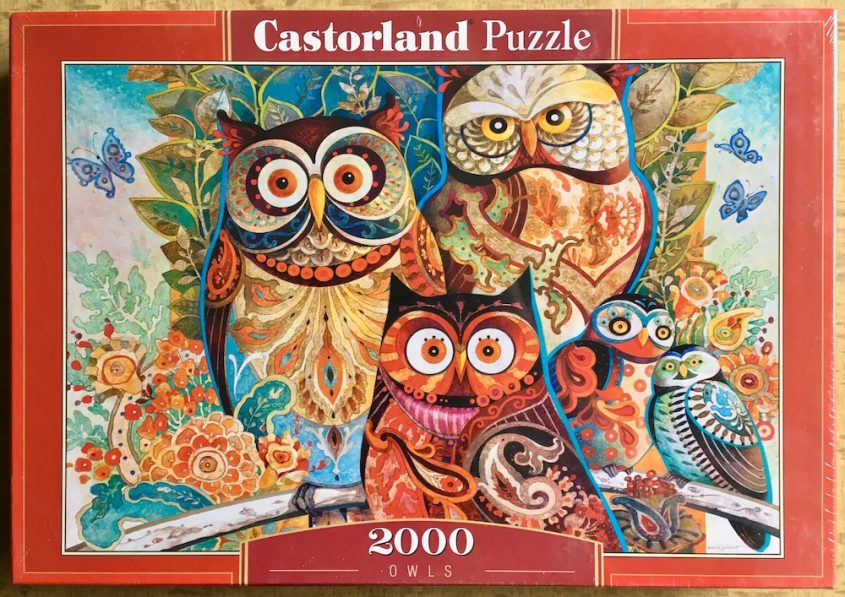 2000, Castorland, Owls, David Galchutt - Rare Puzzles