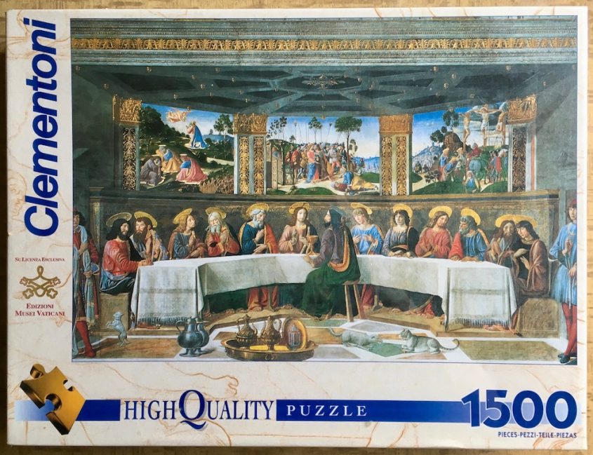 1500, Clementoni, The Last Supper, Cosimo Rosselli - Rare Puzzles