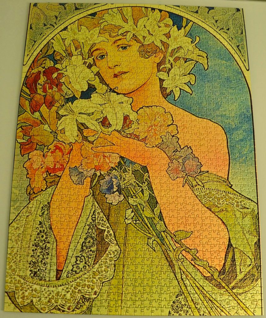 Image of the puzzle 1500, International Team, Liberty Puzzle, by Alphonse Mucha