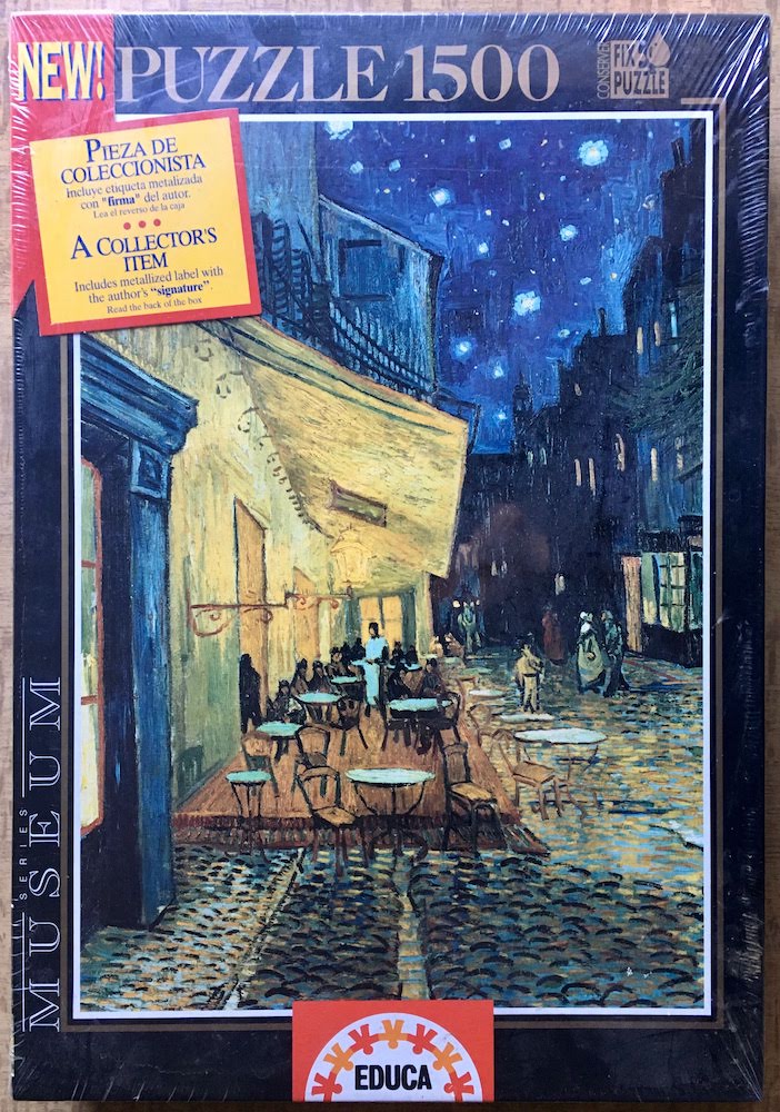 1500, Educa, Café Terrace at Night, Vincent van Gogh - Rare Puzzles