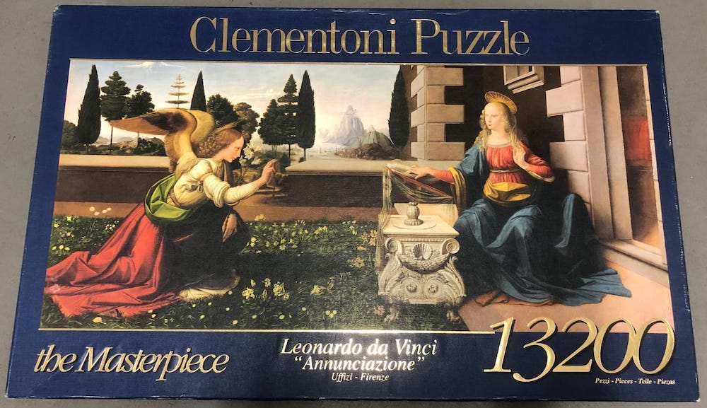 Last Supper by Leonardo da Vinci, puzzle (13,200 pieces). 53
