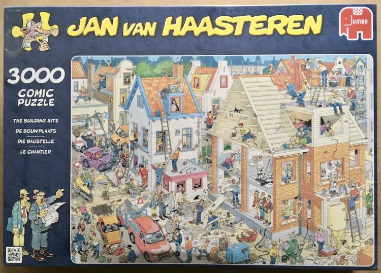 3000, Jumbo, The Building Site, Jan van Haasteren - Rare Puzzles