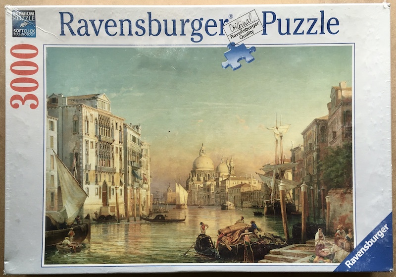 3000, Ravensburger, The Grand Canal, Venice - Rare Puzzles