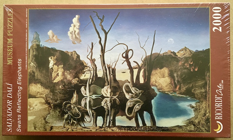 Puzle 1000 piezas Art Dalí Swans reflecting elephants - Abacus Online