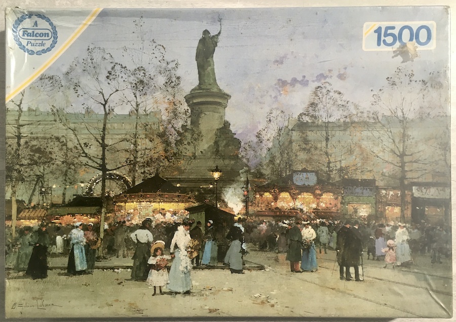 1500, Falcon, Place de la Republique, Paris, GalienLaloue Rare Puzzles