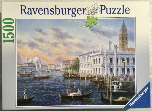 1500, Ravensburger, Evening in Venice, Dennis Lewan - Rare Puzzles