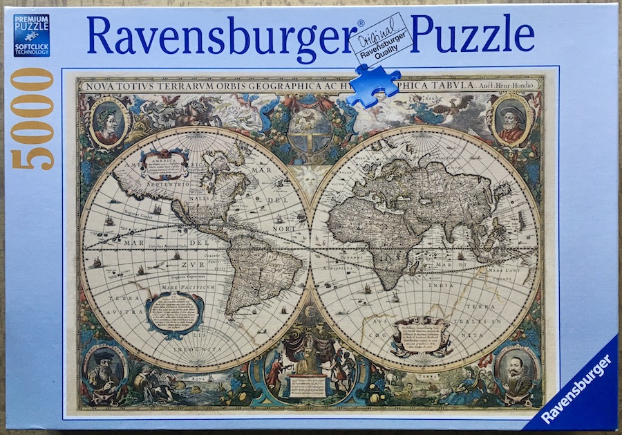 Ravensburger Antique World Map Jigsaw Puzzle (5000 Pieces) – PDK