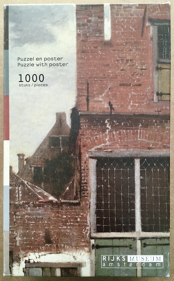 Notebook accent stopverf 1000, Puzzelman, The Little Street, Vermeer - Rare Puzzles
