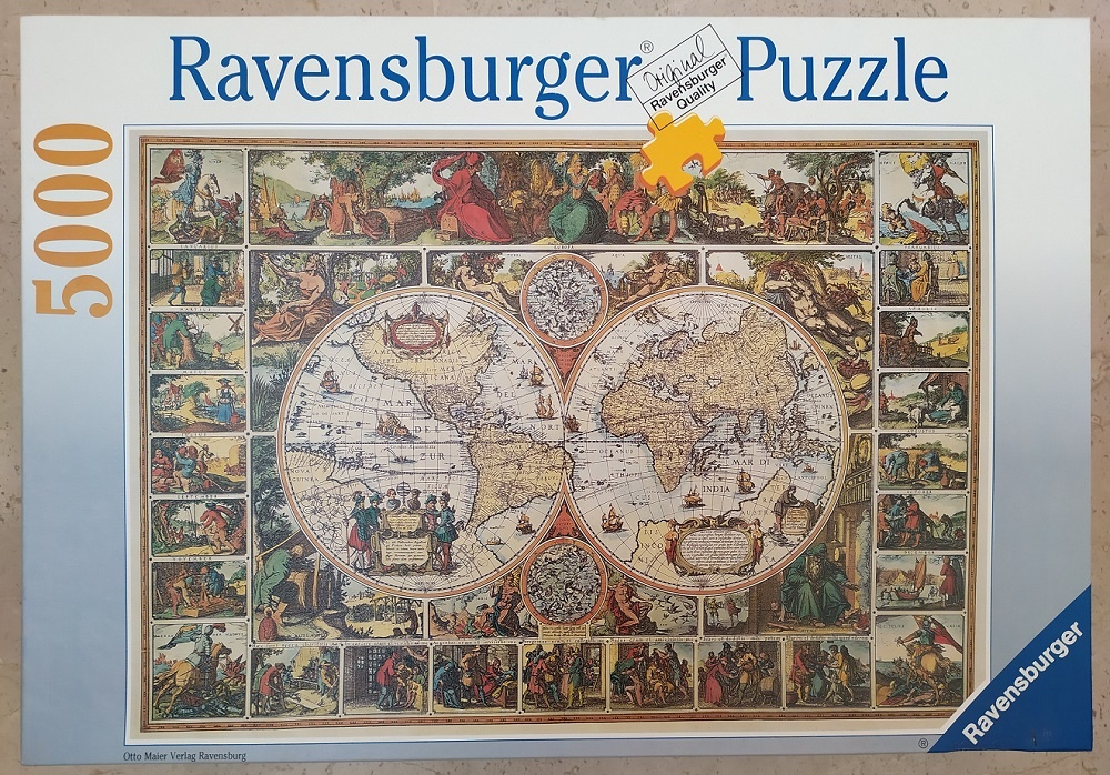 Mappamondo storico - Puzzle 5000 pezzi Ravensburger 17411 - Baby Planet  Shop Online