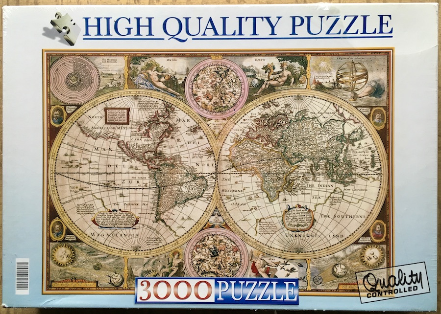 Puzzle 3000 pièces - High Quality Collection - Carte ancienne