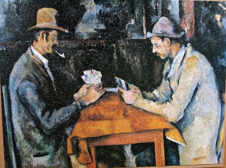 500, Nathan, The Card Players, Paul Cézanne - Rare Puzzles