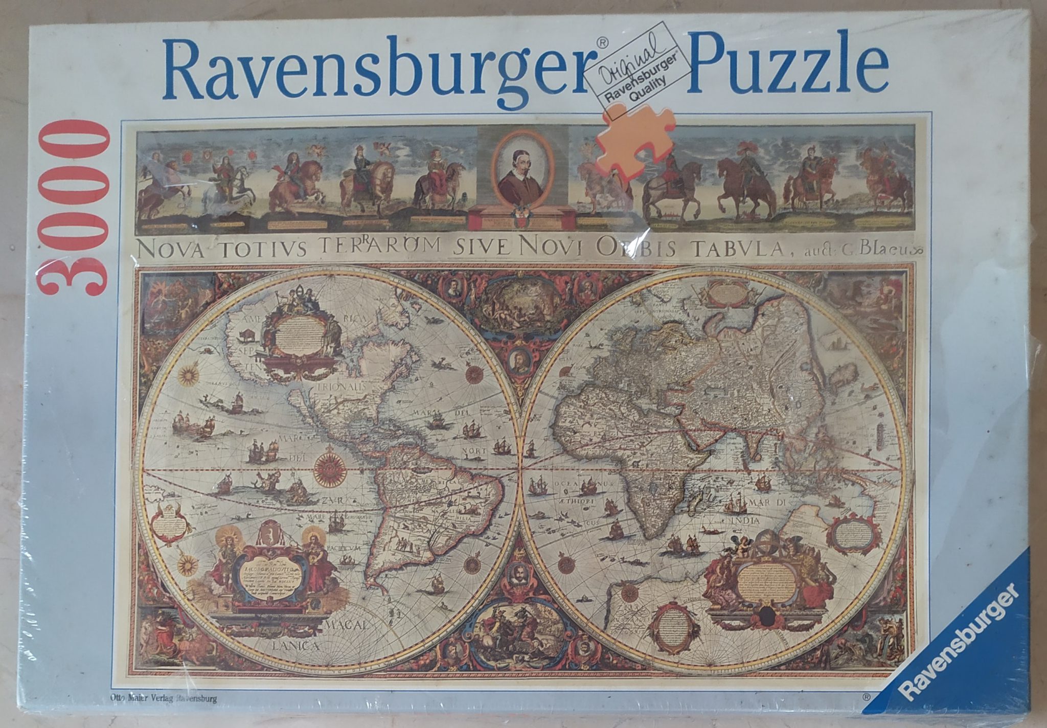 1000, Schmidt, Historic Map of the World - Rare Puzzles