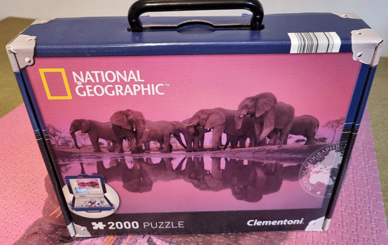 2000, Clementoni, African Elephants - Rare Puzzles