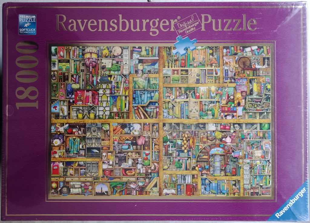 18000, Ravensburger, Magical Bookcase - Rare Puzzles