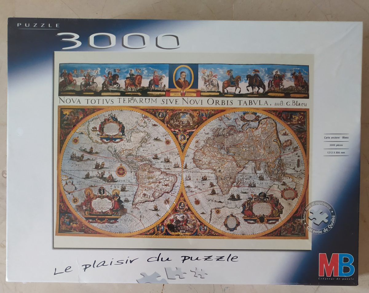 3000, Trefl, World Map - Rare Puzzles