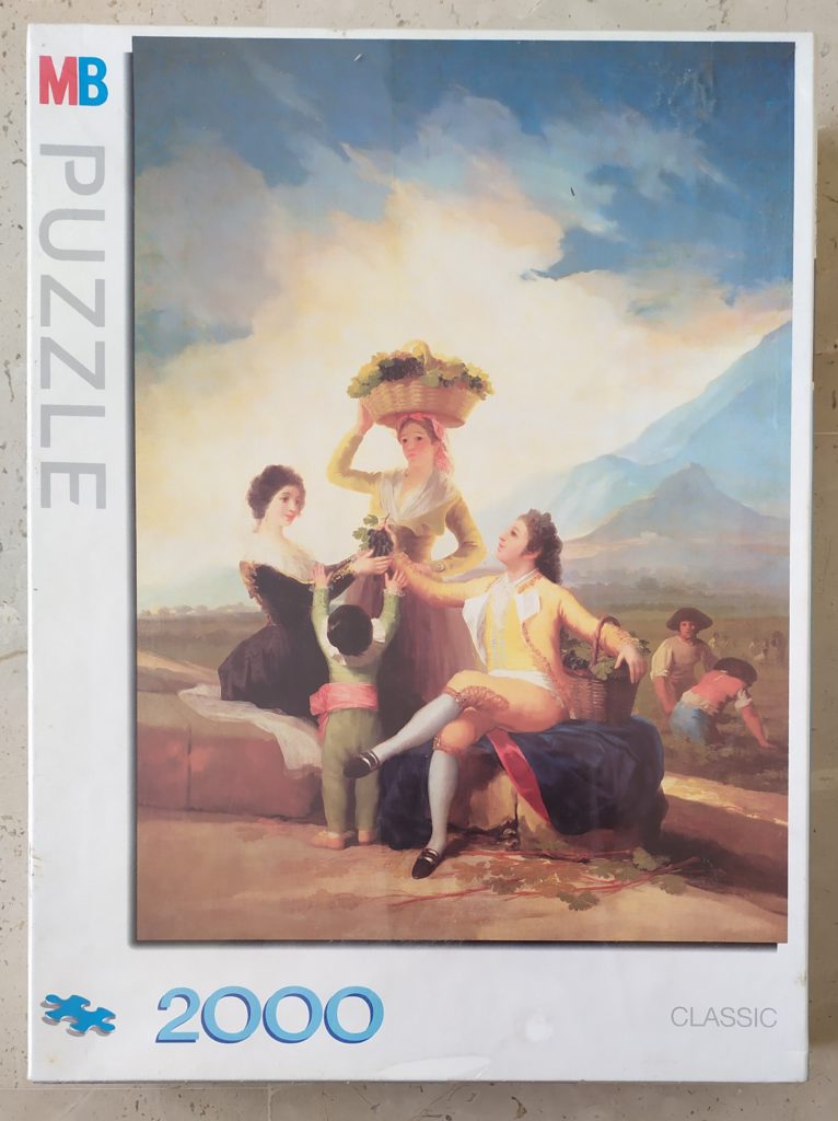 2000, MB, The Grape Harvest, Francisco de Goya - Rare Puzzles